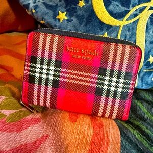 Kate Spade Plaid Wallet